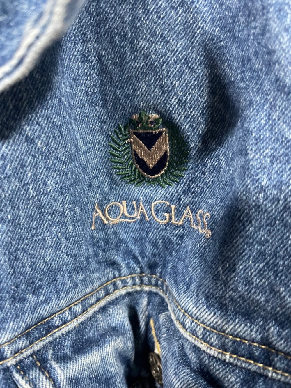 Vintage 90s Light Blue Denim Jacket - Picture 3 of 4